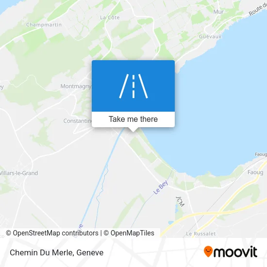 Chemin Du Merle map
