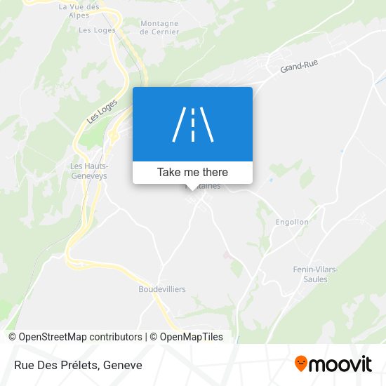 Rue Des Prélets map