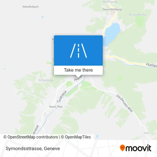 Symondsstrasse map