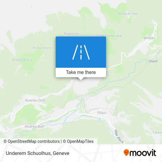 Underem Schuolhus map