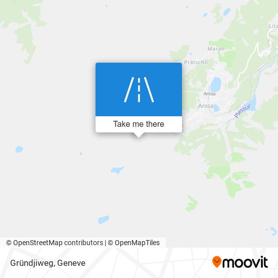 Gründjiweg map