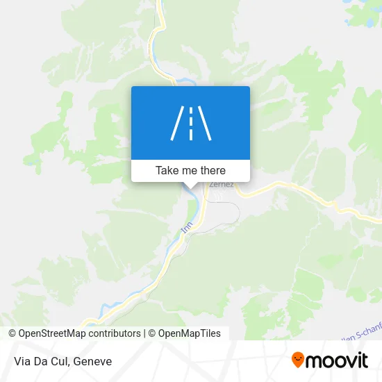 Via Da Cul map