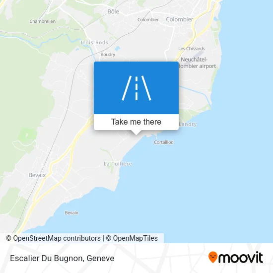 Escalier Du Bugnon map