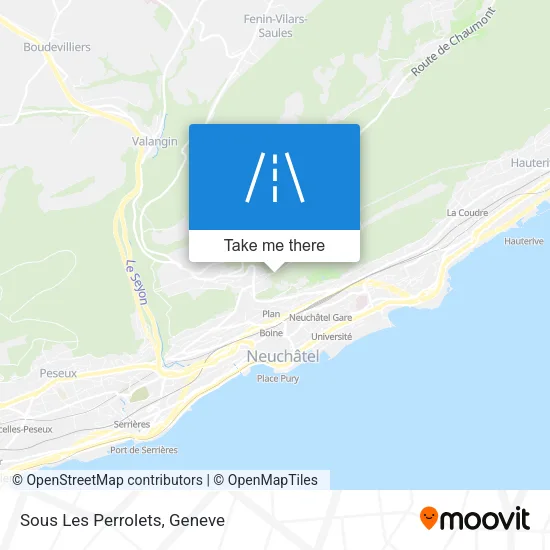 Sous Les Perrolets map