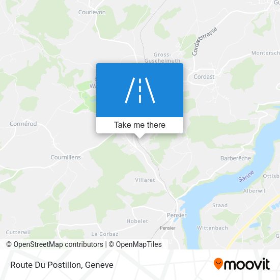 Route Du Postillon map