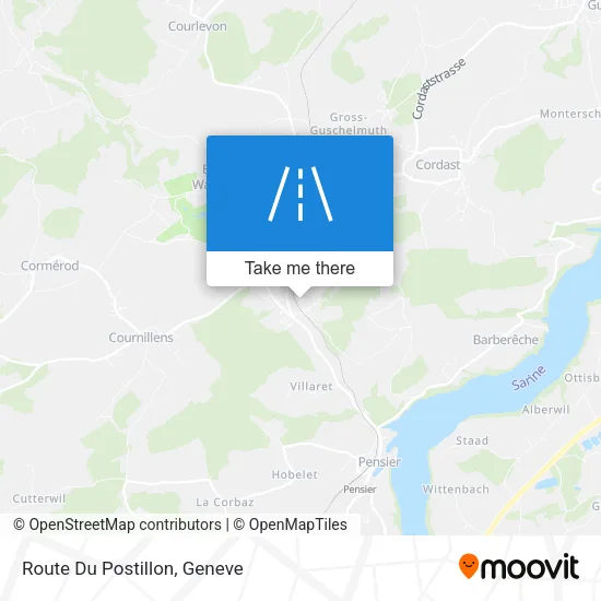 Route Du Postillon map