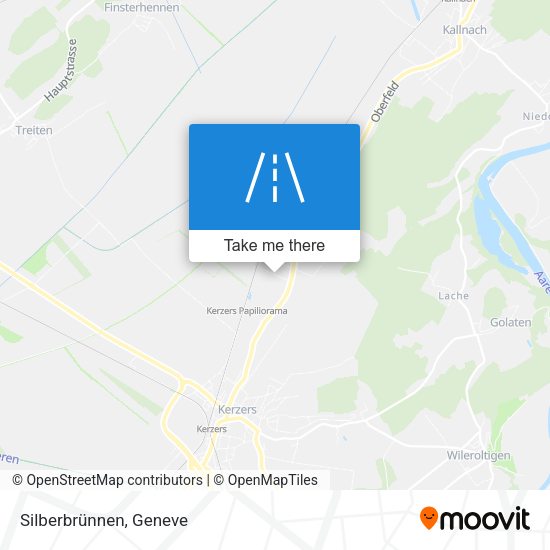 Silberbrünnen map