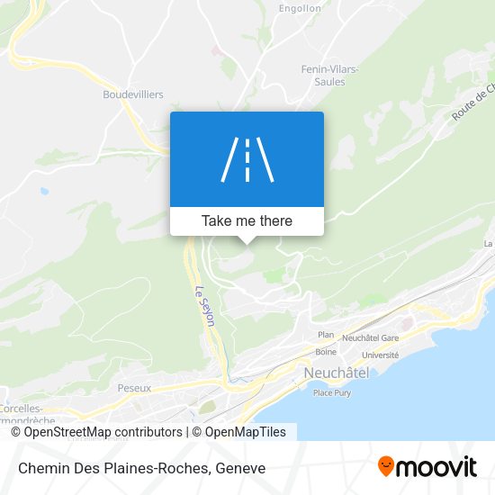 Chemin Des Plaines-Roches map