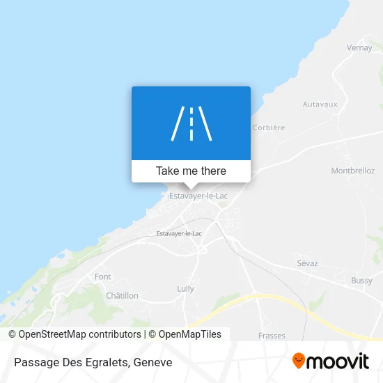 Passage Des Egralets map