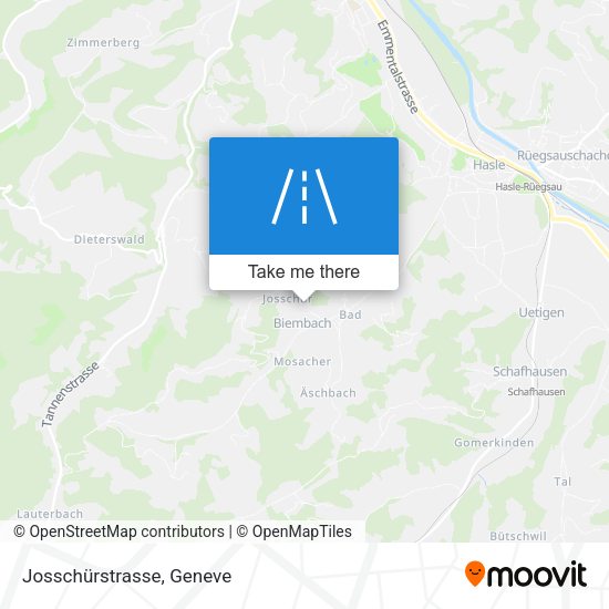 Josschürstrasse map