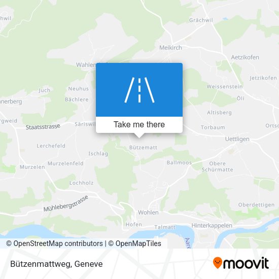 Bützenmattweg map