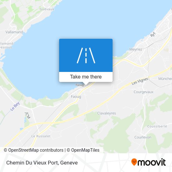 Chemin Du Vieux Port map