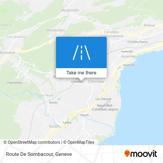 Route De Sombacour map