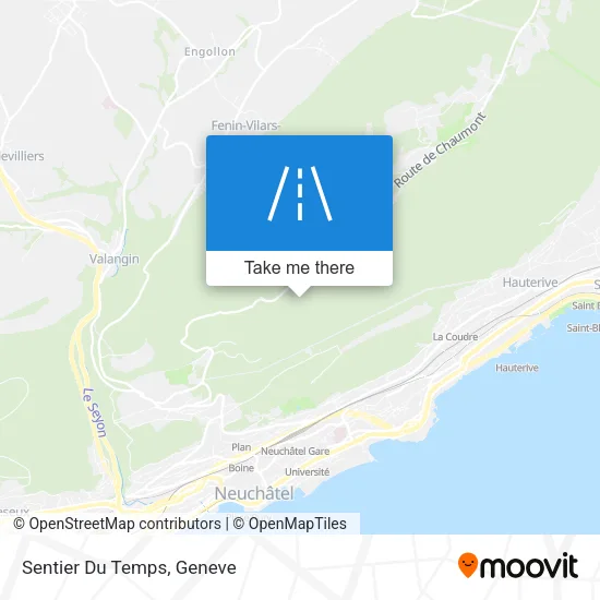 Sentier Du Temps map