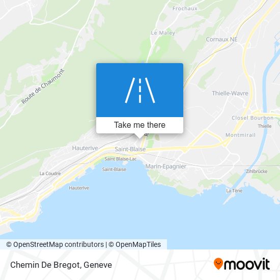 Chemin De Bregot map