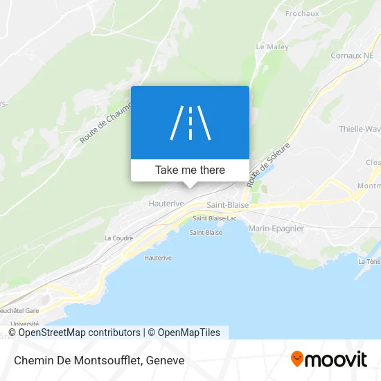 Chemin De Montsoufflet map