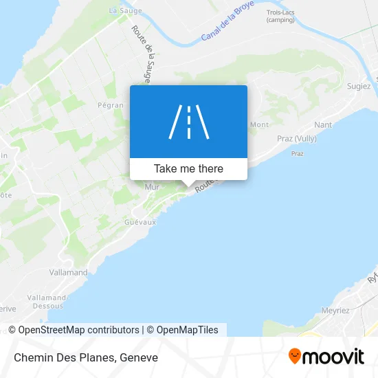 Chemin Des Planes map