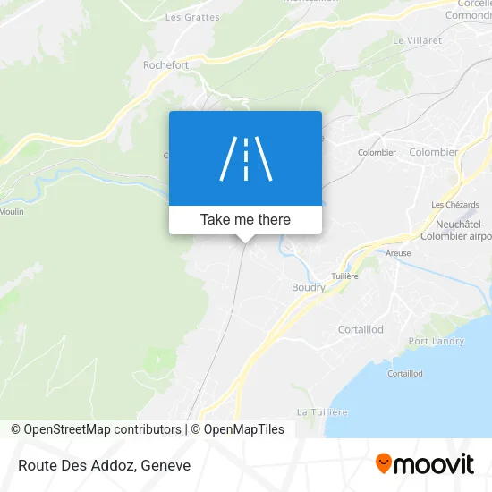 Route Des Addoz map