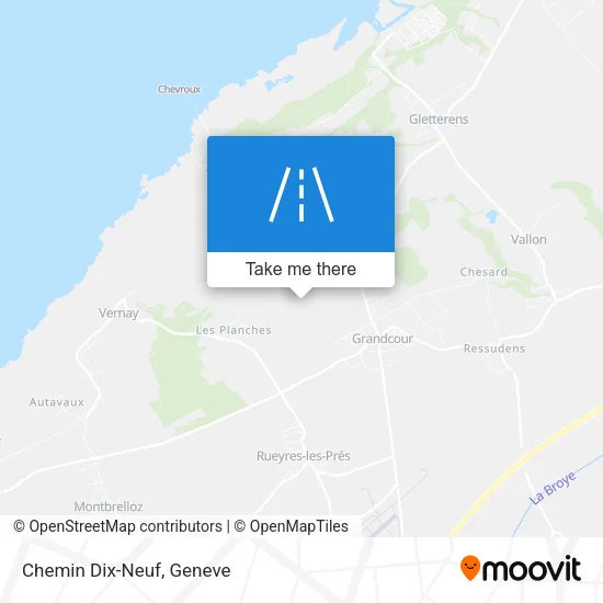 Chemin Dix-Neuf map
