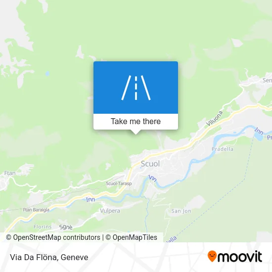 Via Da Flöna map