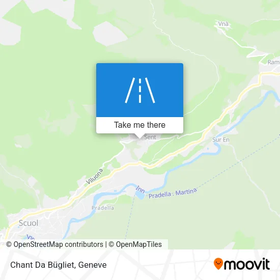 Chant Da Bügliet map
