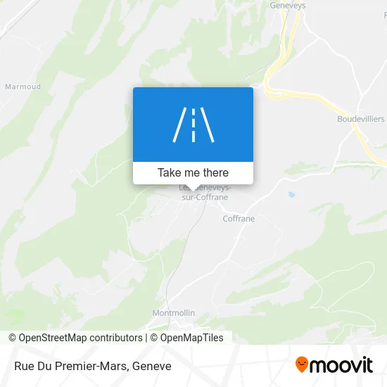 Rue Du Premier-Mars map