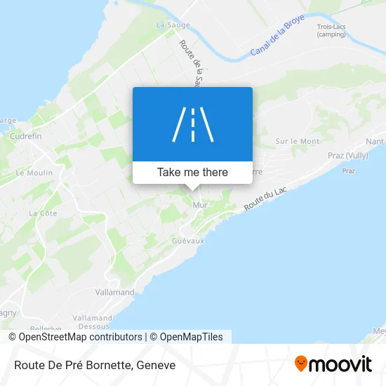 Route De Pré Bornette map