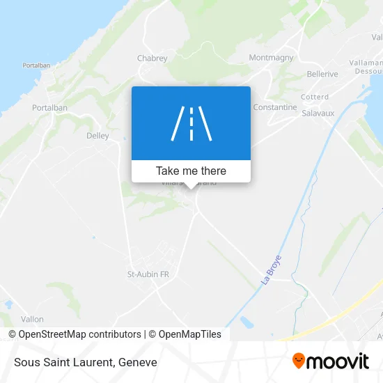 Sous Saint Laurent map