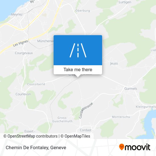 Chemin De Fontaley map