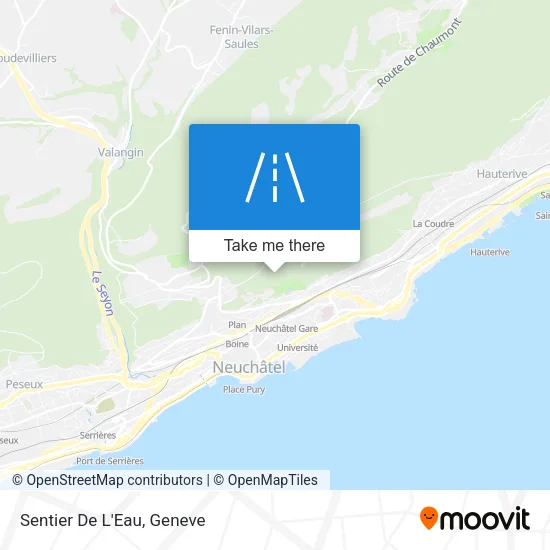 Sentier De L'Eau map