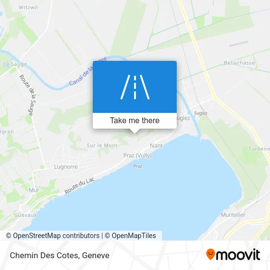 Chemin Des Cotes map