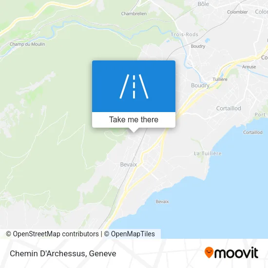 Chemin D'Archessus map