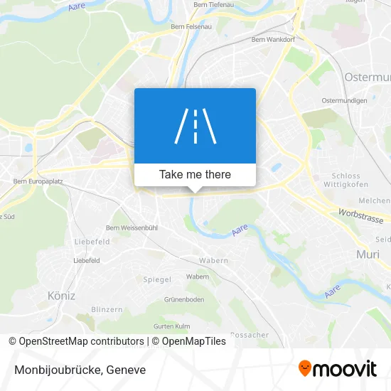 Monbijoubrücke map