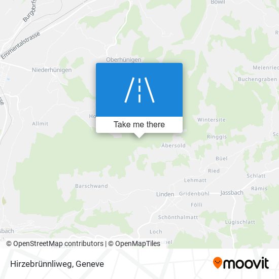 Hirzebrünnliweg map