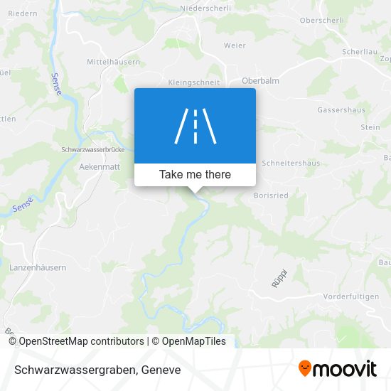 Schwarzwassergraben map