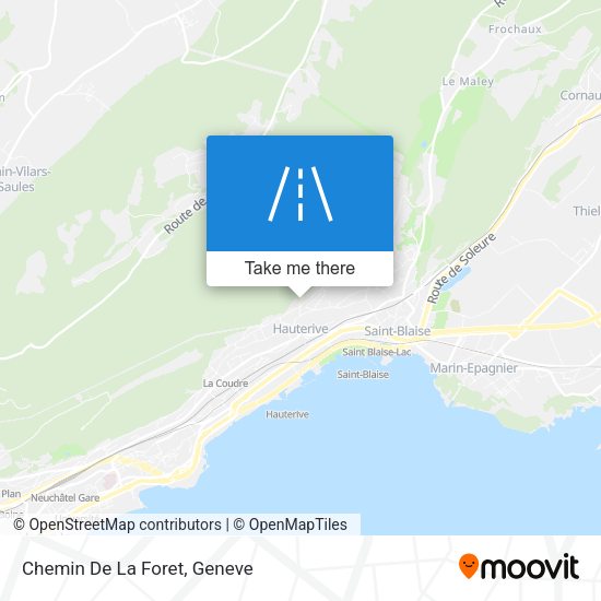 Chemin De La Foret map