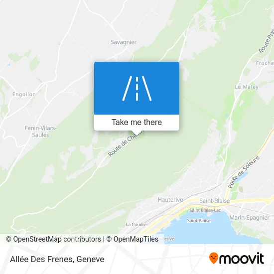 Allée Des Frenes map
