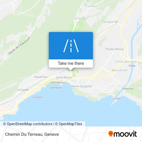 Chemin Du Terreau map