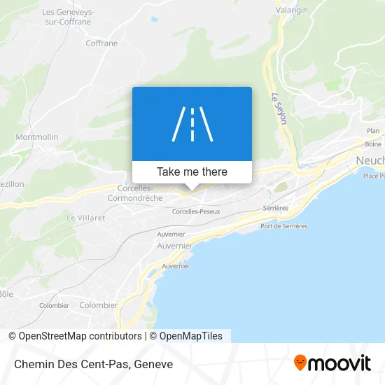 Chemin Des Cent-Pas map