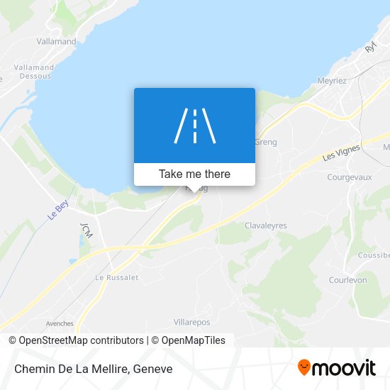 Chemin De La Mellire map