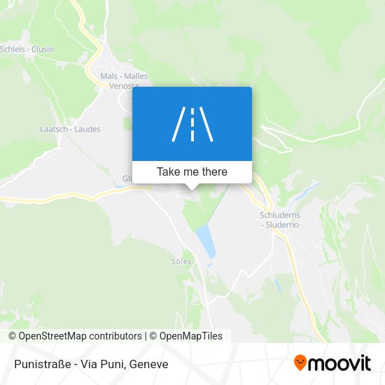 Punistraße - Via Puni map