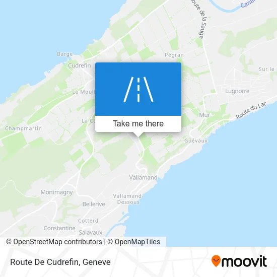 Route De Cudrefin plan