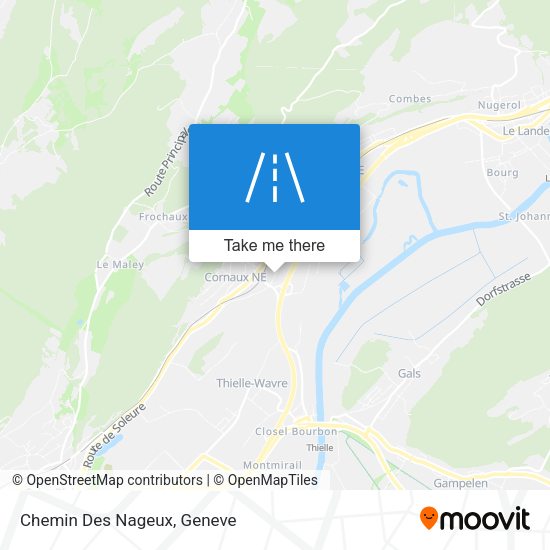 Chemin Des Nageux map