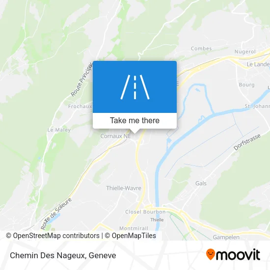 Chemin Des Nageux map