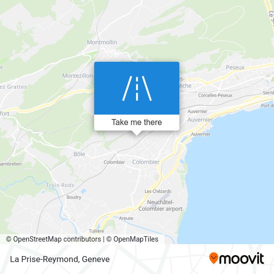 La Prise-Reymond map