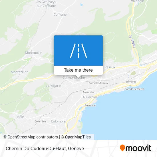 Chemin Du Cudeau-Du-Haut plan