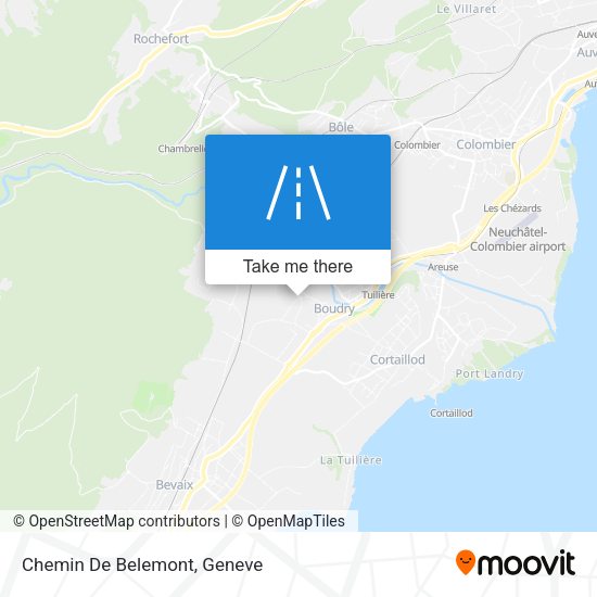 Chemin De Belemont map