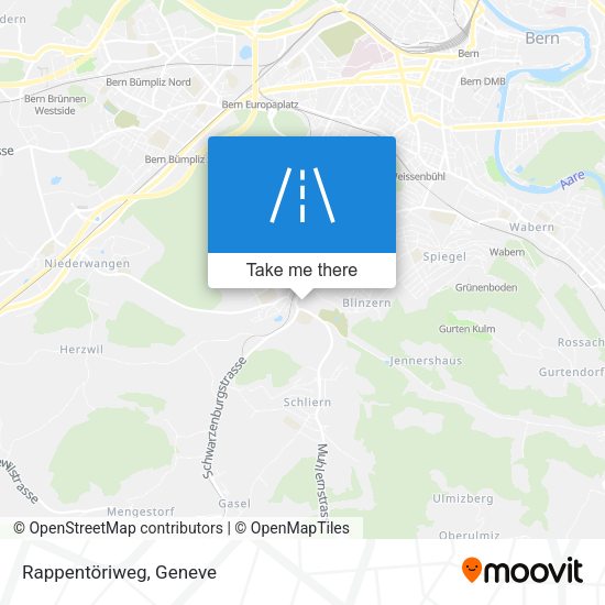 Rappentöriweg map