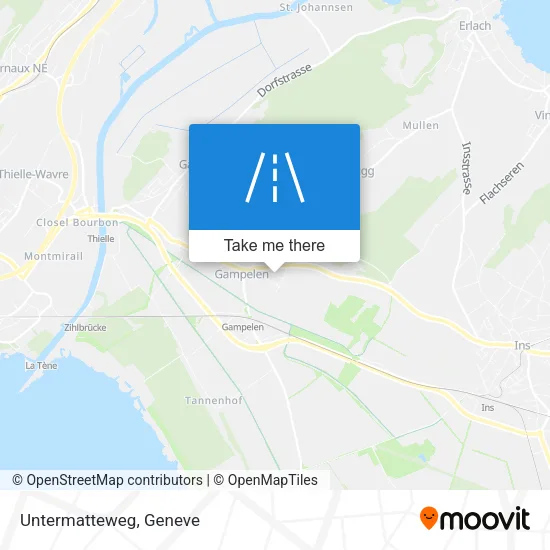 Untermatteweg map