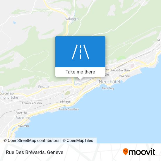 Rue Des Brévards map